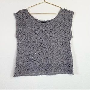 Express Open Knit Sweater Tank